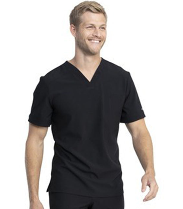 Only for USA Customers Clearance Stretch Unisex Scrub Set - Without Pockets, Half Sleeves in S3 Black Ash Color and Size XL Qty 2 Sets