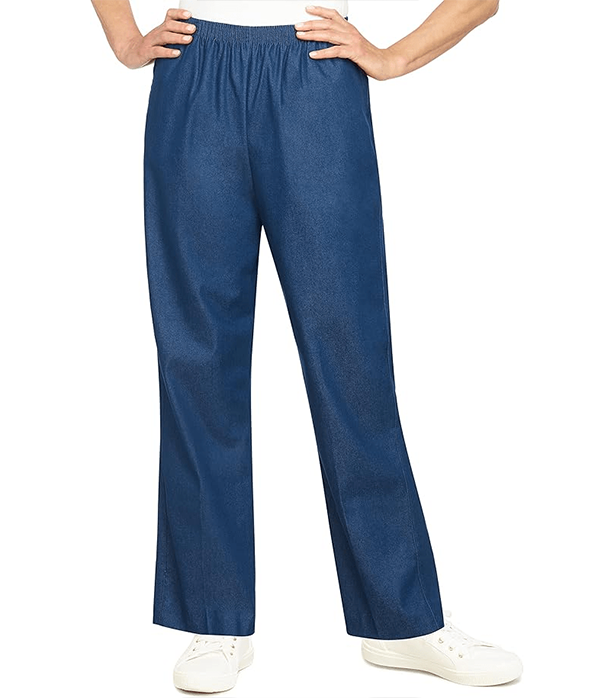 poplin Unisex Scrub Pant no pocket Elastic Waistband Only, No Drawstring